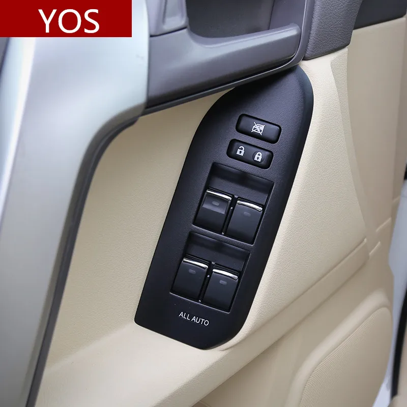 

for Toyota Prado window adjustment button sequins Prado 2700 car interior change decorative stickers special accessories