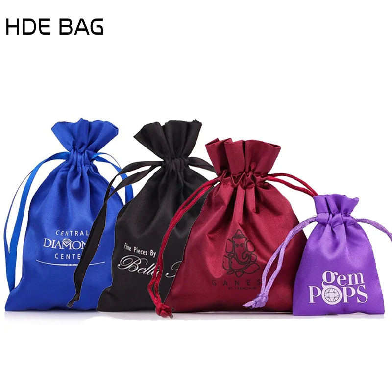 Buy Satin Drawstring Bags Jewelry/Makeup/Gift/Wedding