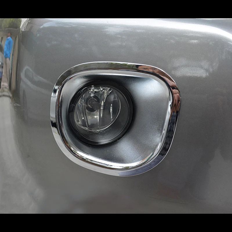 

For Nissan X-Trail t31 2008 2009 2010 ABS Plastic Front Fog Light Lamp Cover Trim Foglight Molding Garnish Bezel Protector 2pcs