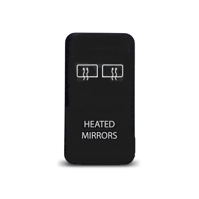 

12V-24V Toyotaa Push Switch Heated Mirrors Symbol - Red LED