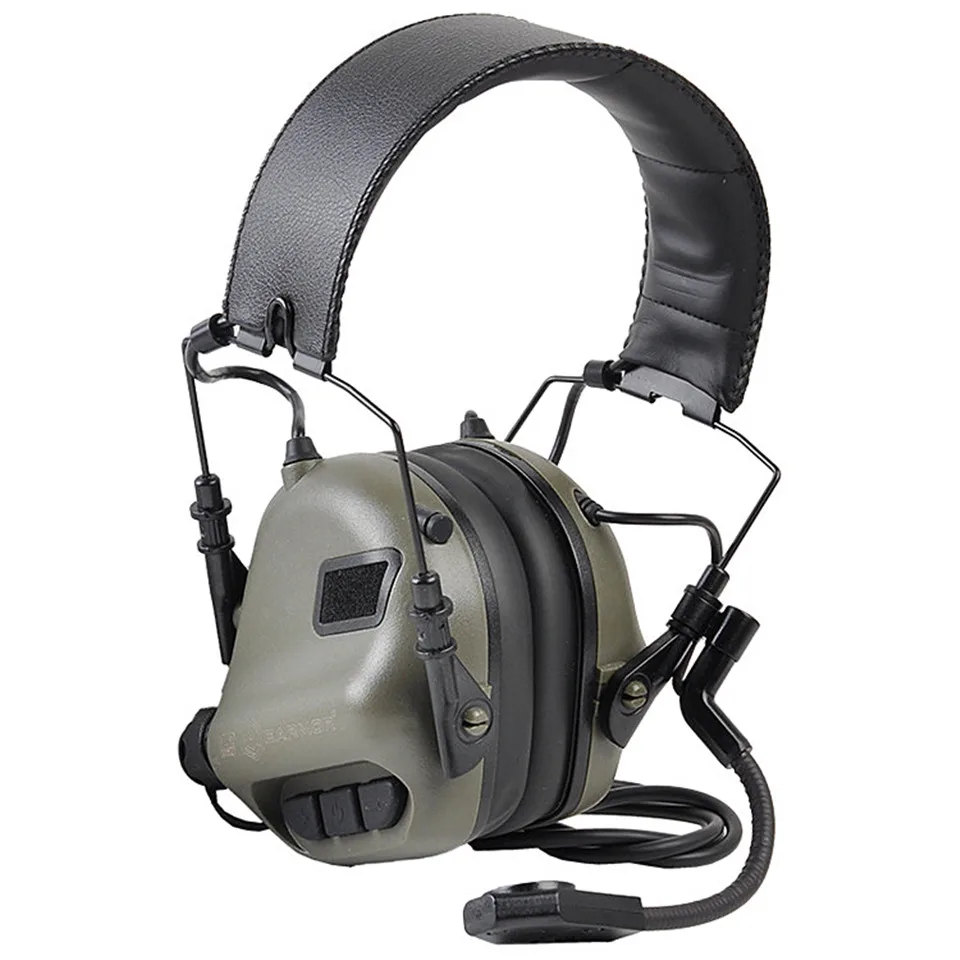 Auscultadores com Cancelamento de Ruído da Aviação Fones de Ouvido Opsmen Earmor Airsoftsports Tático Militar Comunicação Softair Tiro M32 23 Cheap Fones de Ouvido tático & Acessórios