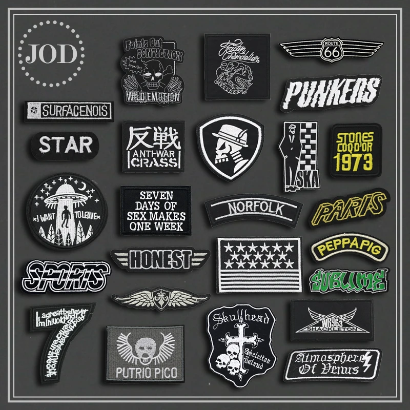 UK SELLER Iron On Large Patch Transfer Back Heat Transfer Stickers Jacket Huge