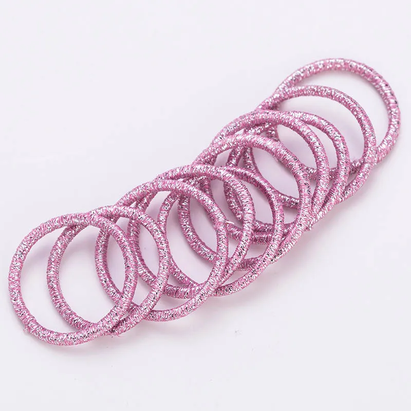 10PCSLot Girls Cute Scrunchies Elastic Hair Bands Ponytail Holder Hair Ropes Rubber Bands Hair Accessories Fashion Headwear (5)
