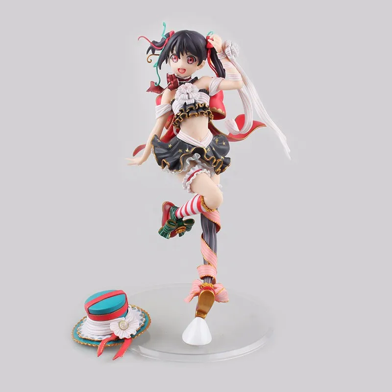 Аниме Фигурка 25 см Love Live! Школьный идол фестиваль Ядзава Нико 1/7 Масштаб ПВХ фигурка Коллекционная модель игрушки Рождественский подарок