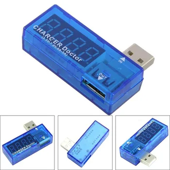 

Free Shipping Digital USB Mobile Power charging current voltage Tester Meter Mini USB charger doctor voltmeter ammeter
