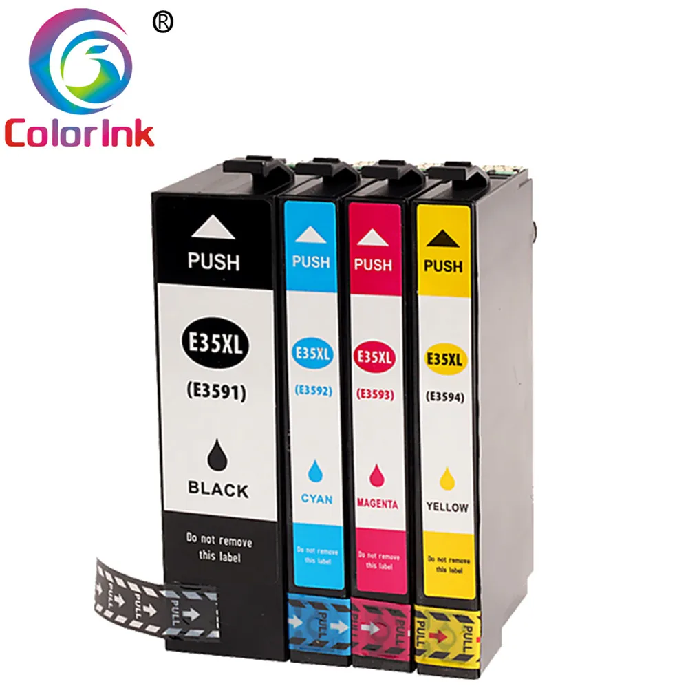Цветные чернила для Epson E35XL T3591 чернильный картридж Workforce Pro WF-4720DWF 4725DWF 4730 DTWF 4740