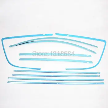 

For Toyota RAV4 RAV4 2009-2012 High Quality Stainless Steel Outside Window Portector Frame Trim Auto Cover Accessories 10pcs/set