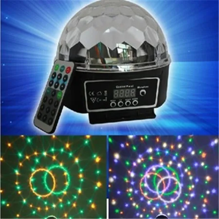 New / with remote LED crystal magic ball stage lighting Club/Bar light/KTV Laser Light Sound wedding flash | Лампы и освещение