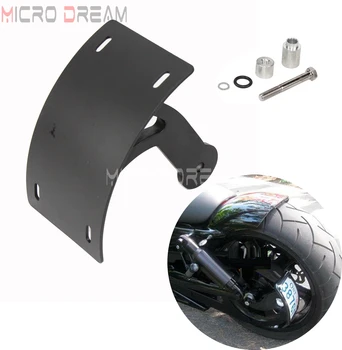 

Black Motorcycle Curved License Plate Bracket Aluminum Side Mount Tag Number Holder For Suzuki Boulevard M109R 2006-2012 2013