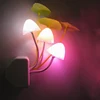 Z30 Novelty Creative night light EU/US Plug Light Sensor 3LED Colorful Mushroom Lamp Led AC110V-220V Color Night Lights ► Photo 1/6