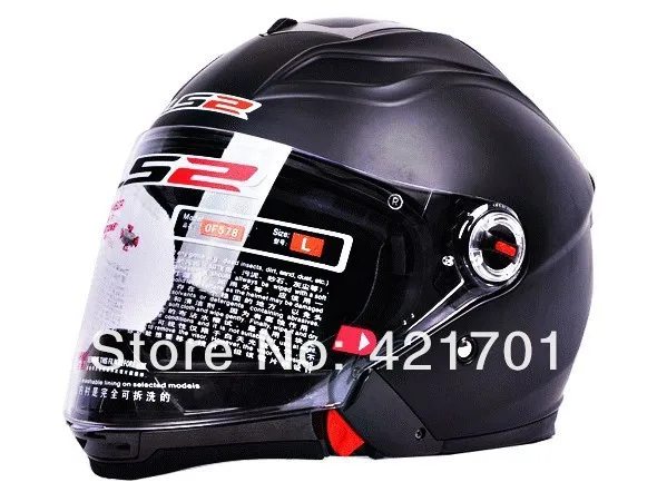 

2013 new dual lens LS2 changeable combination full-face helmet half helmet motorcycle helmet helmet free shipping warm winter