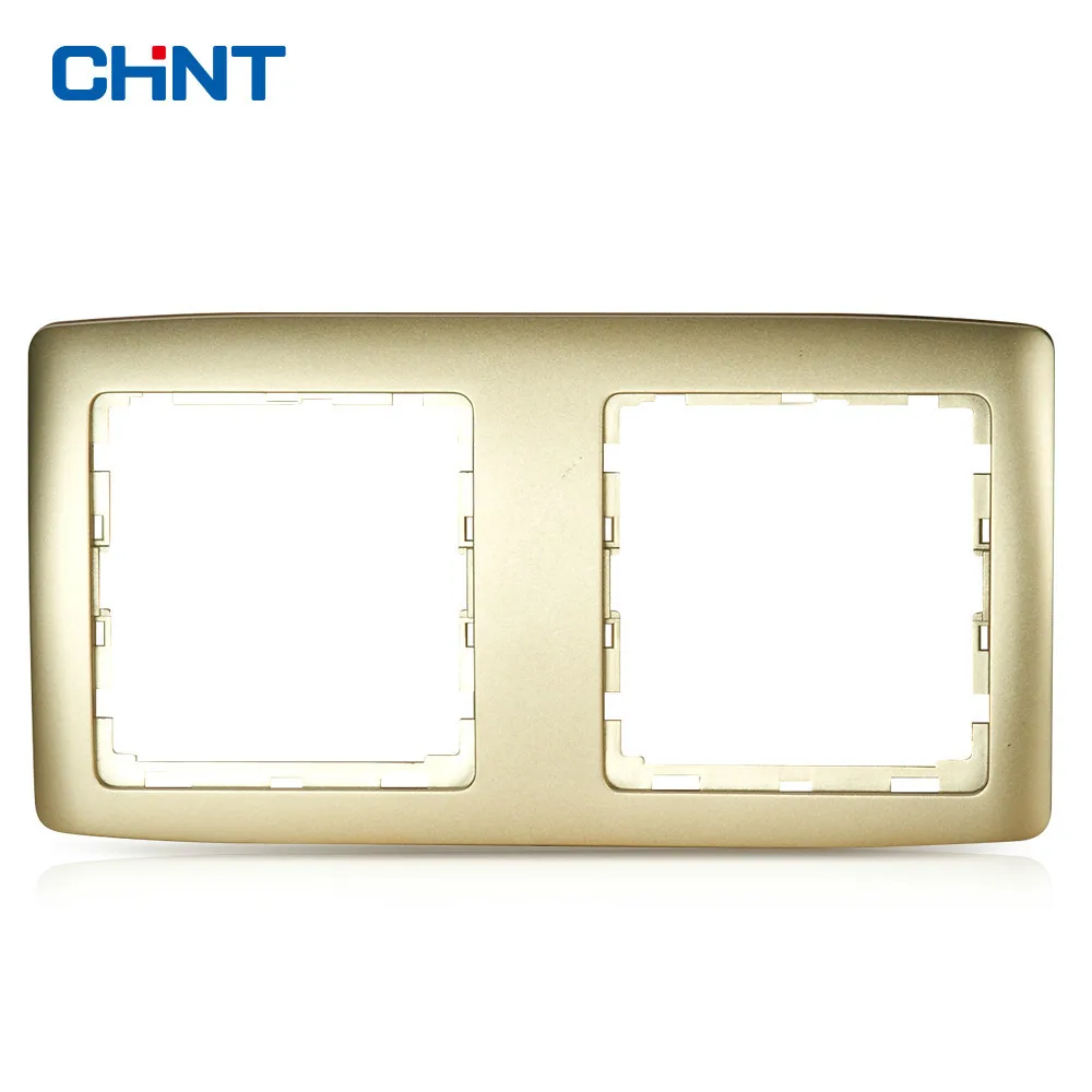 

CHINT Electrician NEW2K Luxurious Switch Socket Light Champagne Golden Chinese Style European Respectable Plate A