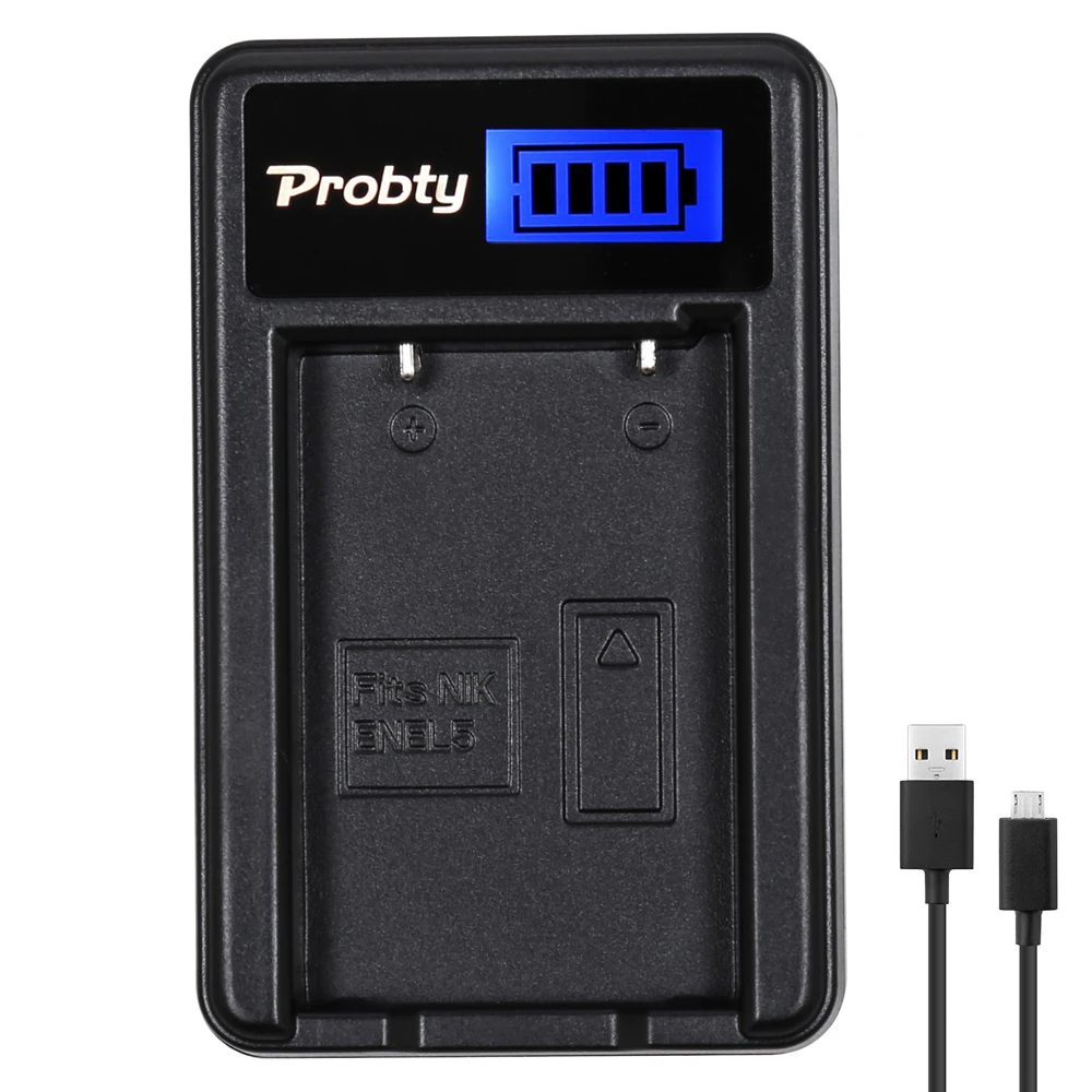 PROBTY EN-EL5 ENEL5 RU EL5 ЖК-дисплей USB Камера Зарядное устройство для цифровой камеры Nikon