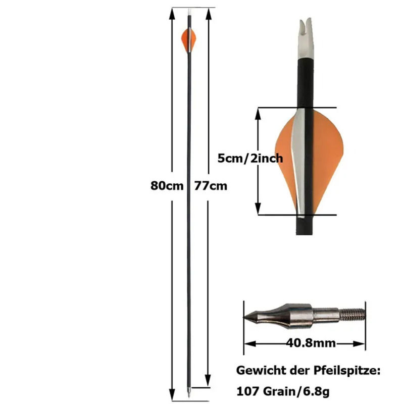 12 шт. стрельба из лука позвоночника 400 стрелы для стрельбы из чистого углеродистое железо стрелки для Дартса подходит для композитный лук Longbow Охотничьи аксессуары