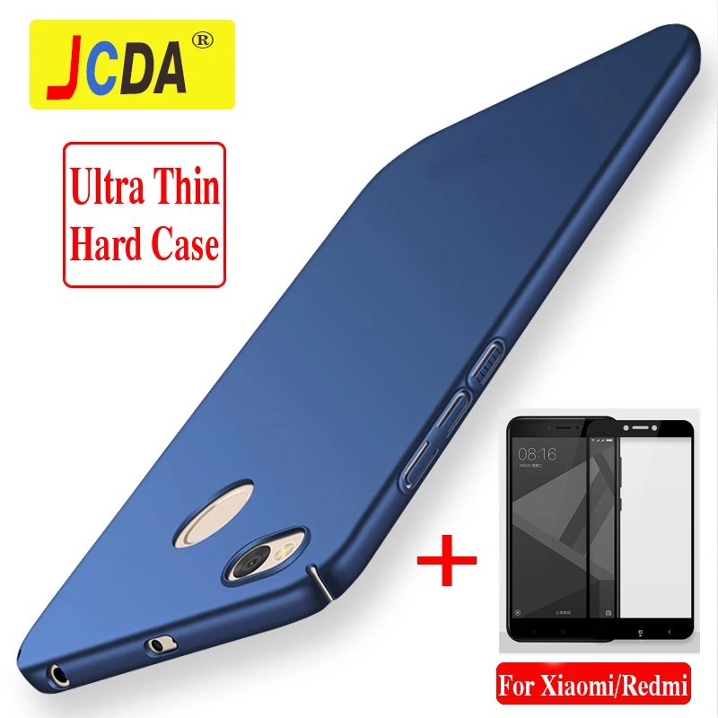 

Original JCDA Brand for Xiaomi 6 5C 4C Redmi 4X 4A 4 Pro Note 4X Luxury Ultra Thin Matte Hard PC Back Case 2017 NEW Promotion