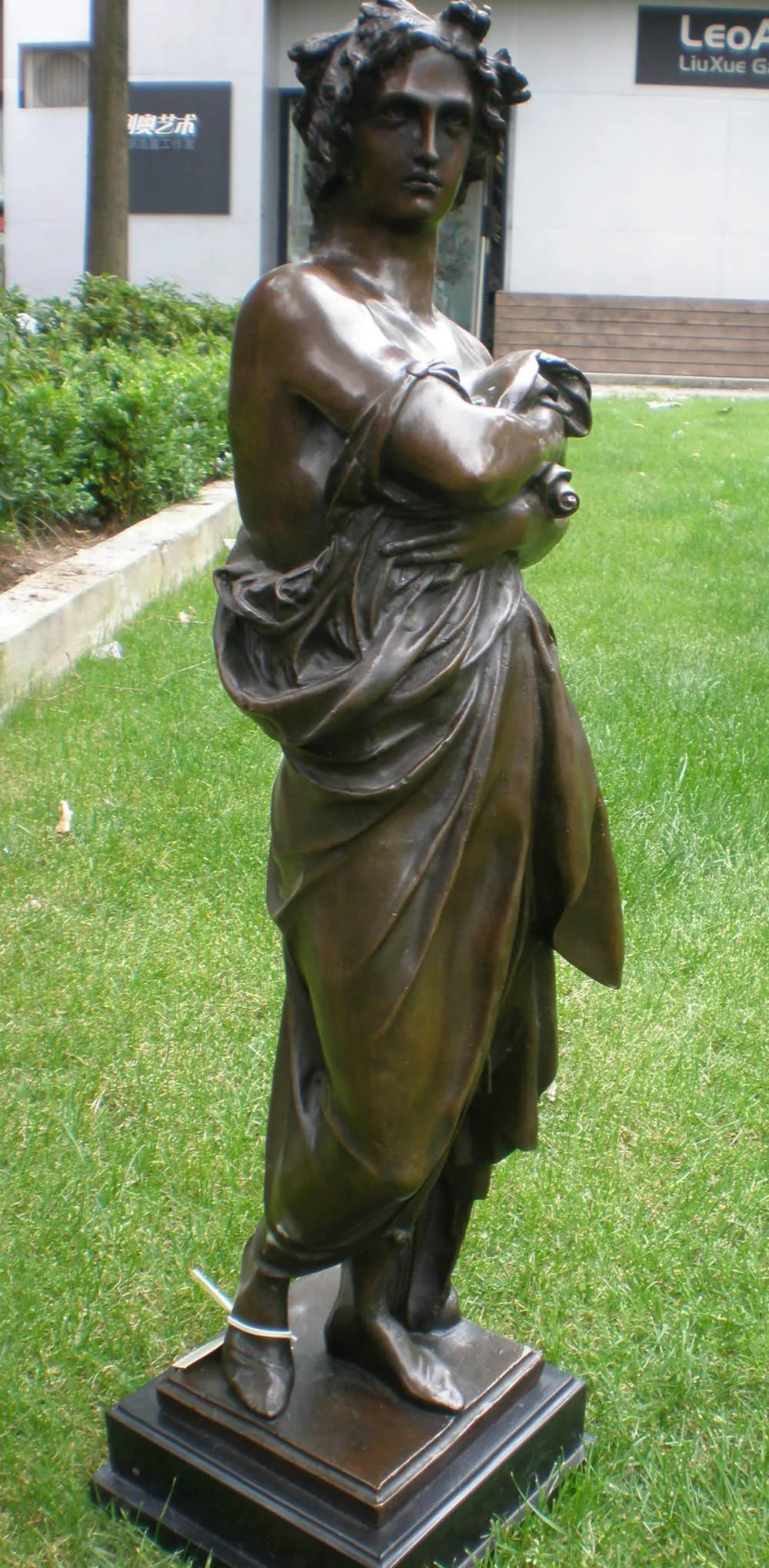 

German writer Goethe statue Bronze Sculpture Crafts Ornament Gift ornaments European figure art Home Furnishing