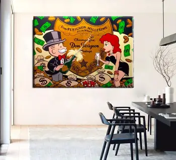 

hand painted popular's artworks on canvas for living room of bedroom unframed x-002