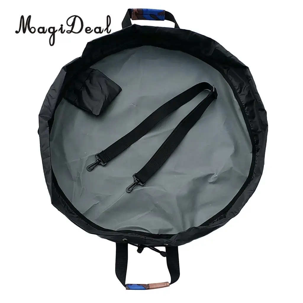 MagiDeal Durable Waterproof Wetsuit Change Mat Carry Dry Bag Pack w/Shoulder Strap for Beach Water Sports Surfing Surf Changing