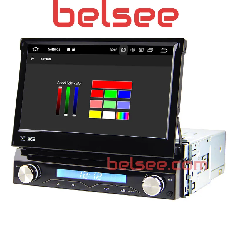 Belsee Octa Core PX5 Ram 4+ 32 ГБ Android 8,0 один 1 Din Универсальный Авто Радио мультимедийный плеер аудио стерео gps навигация