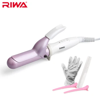 

RIWA Mini Hair Curling Iron Easy to Carry Tourmaline Ceramic Hair Curler For Lady 30 Seconds Quick Heating