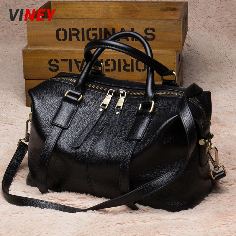 

Female 2019 new Viney bag leather handbag fashion simple single han edition joker his shoulder bag handbag