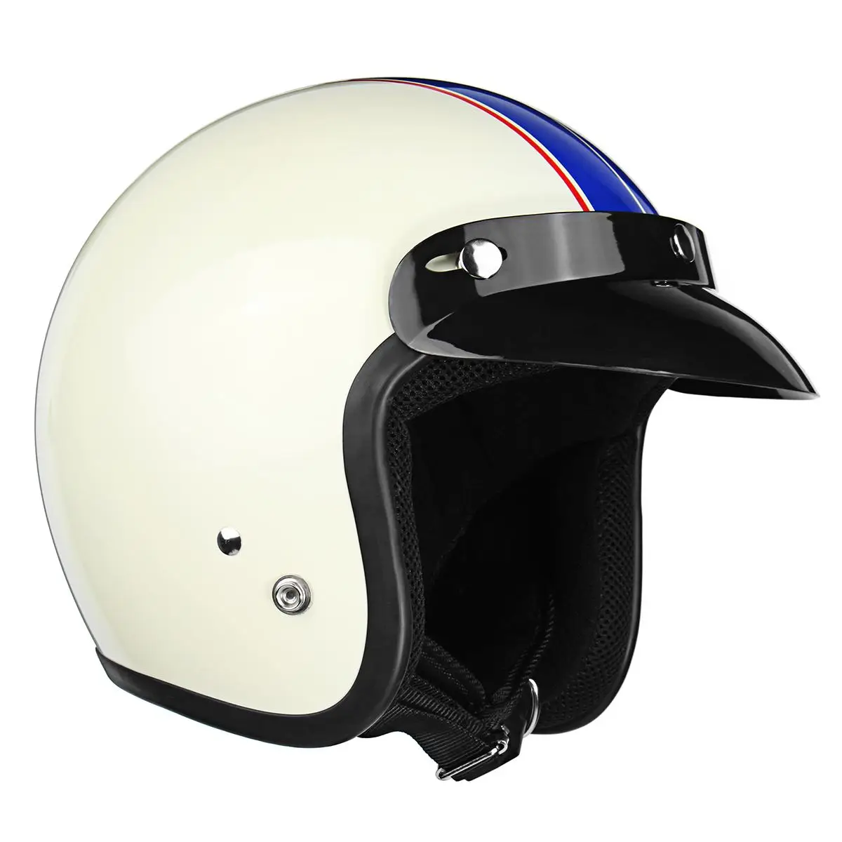 Мотоциклетный шлем с открытым лицом, шлем для Harley, универсальный, без очков, маска 3/4, мотоциклетный шлем для велосипеда