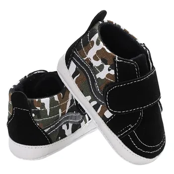 

Baby Boy Shoes Baby Girl Shoes Casual PU Matte Canvas Baby Soft Bottom Toddler Shoes The First Walker