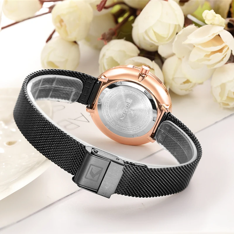 CURREN новые женские кварцевые часы женские роскошные брендовые сетчатые часы женские часы-браслет женские часы Relogio Feminino Montre Femme