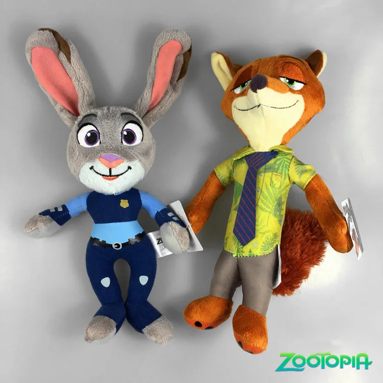 2 стиля 22 см лиса Ник Вайлд кролик Джуди хопс мультфильм животных плюшевые куклы игрушки для детей рождественские подарки