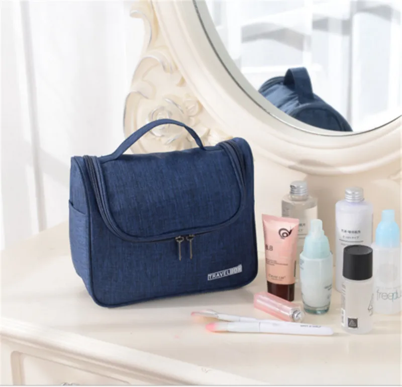 

2019 New Women Portable Travel Hanging Toiletry Cosmetic Bag Lady Fashion Large Capacity Waterproof Packing Organizers