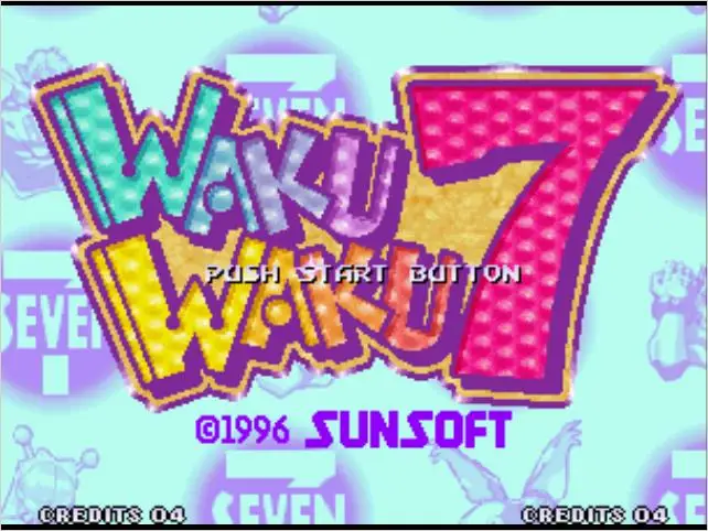 NEOGEO AES Waku Waku 7 Bonus Edition(Hacked) Game Cartridge and ShockBox for SNK NEO GEO AES Console