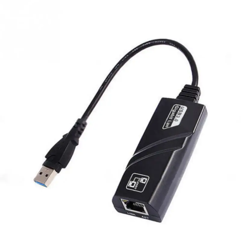 Новые Arrivials USB 3,0 Gigabit Ethernet RJ45 локальной сети (10/100/1000) Мбит/с сетевой адаптер для ПК к