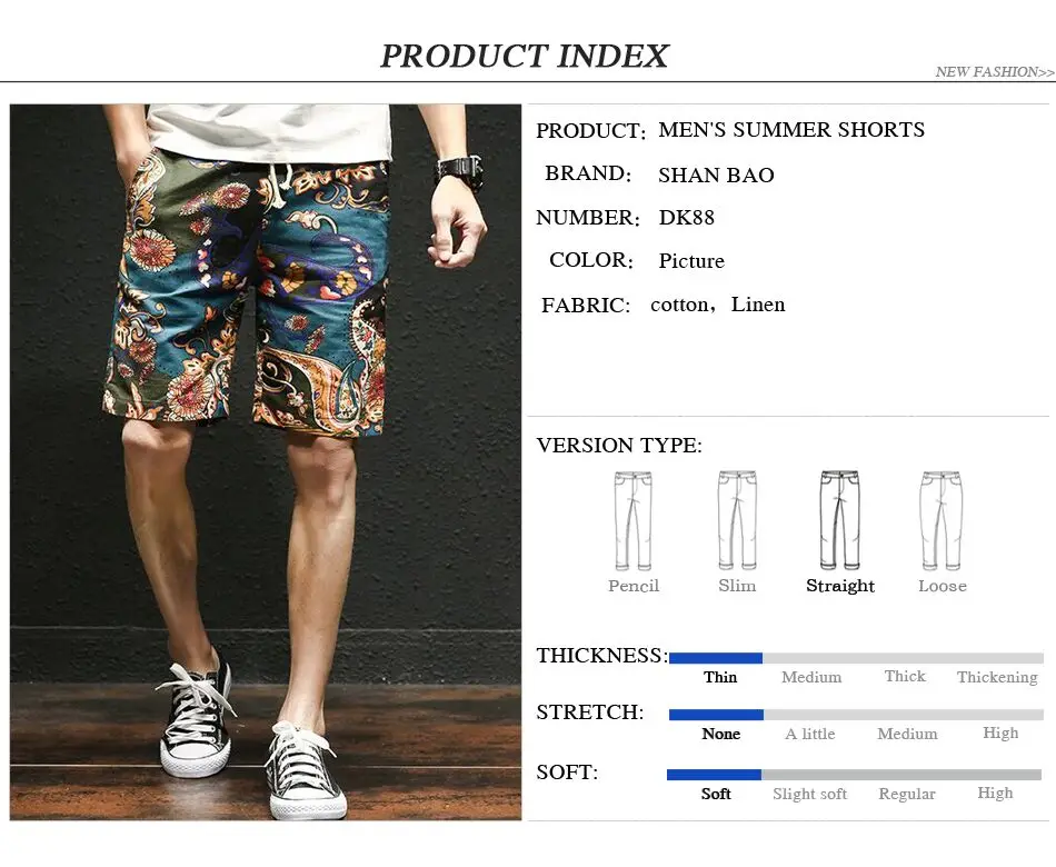 Летние новые пляжные шорты в гавайском стиле с цветочным принтом, мужские хлопковые льняные шорты с эластичной резинкой на талии, большие размеры, повседневные шорты M-5XL