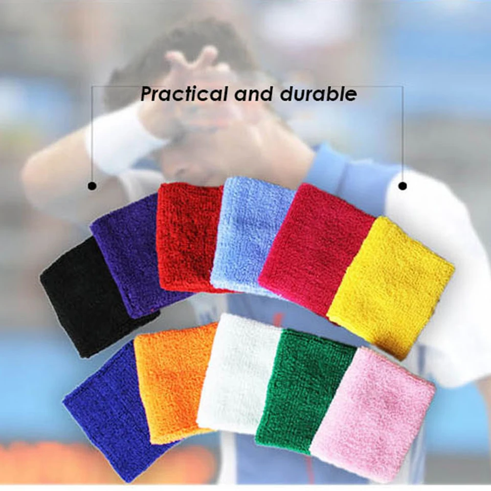 1PCS Sport Wristband Brace Wrap Bandage Gym Strap Running Sport Safety Wrist Support Padel Pulseira Badminton Wrist Band AOLIKES
