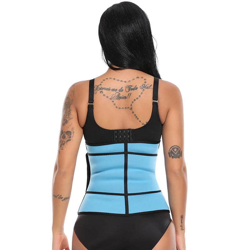 VASLANDA Neoprene Sauna Sweat Waist Cincher Slimming Belt Body Shaper Abdominal Trimmer Shapewear Cintas Modeladora Corsets