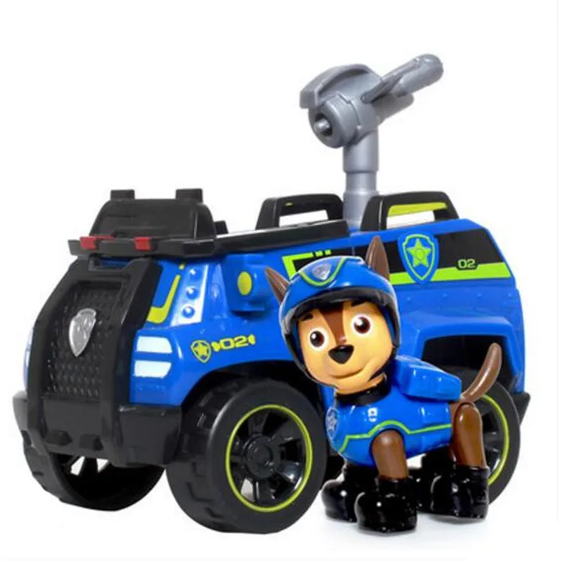 Подлинный набор игрушек «Щенячий патруль», игрушечный автомобиль «Щенячий патруль», фигурки героев мультфильма «Щенячий патруль», игрушки «Щенячий патруль» - Цвет: Chase