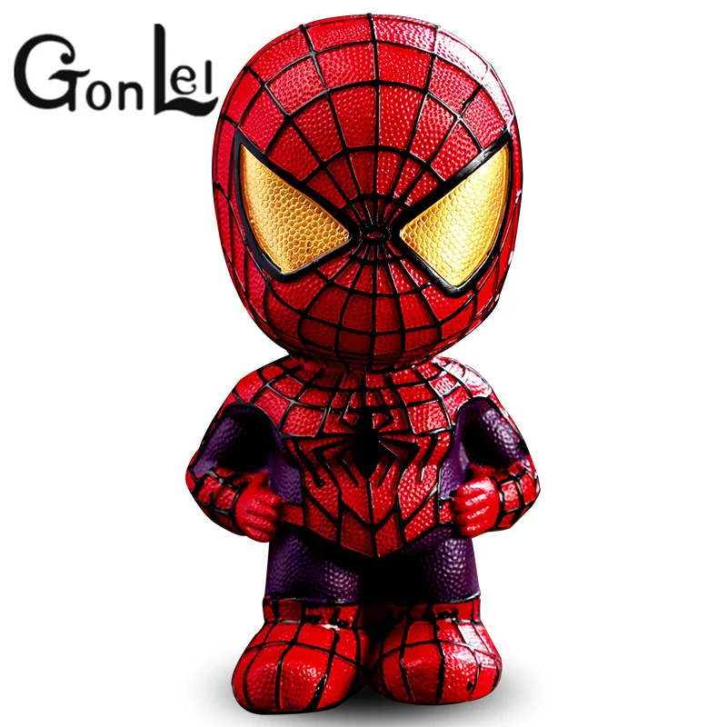 

Superhero Spiderman Batman Iron Man Large Plastic Piggy Bank Safe Saving Coin Box Bottle Piggy Bank for Paper Money Bank for Kid