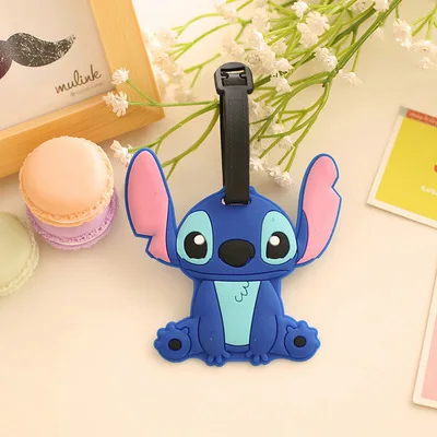 

Fashion Silicon Luggage Tag Cartoon Cute Cat Monster Captain America Suitcase Portable Travel Label Travel Accessories