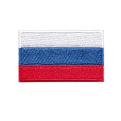 10 шт. модные вышитые европейские флаги, вышитые нашивки, тканевые наклейки значки, значки могут быть пришиты - Цвет: russia