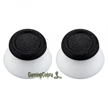 

1 Pair White Black Replacement Joystick Analog Thumbsticks Buttons for Playstation 4 PS4 /PS4 Slim /PS4 Pro Controller - P4J0127
