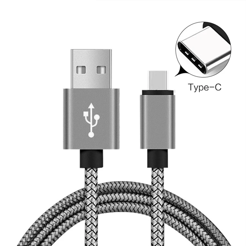 

20 PCS Braided USB Cable 2A Type-C Adaptive Fast Cable For Samsung S10 S9 Quick Charge for Huawei Xiaomi