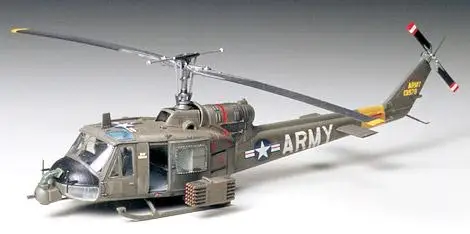 

1:72 UH-1B Iroquois utility helicopter fire suppression type Assembly model Toys Model assembly