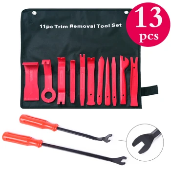 

WHDZ Upholstery 13pcs Car Door Dash Audio Radio Removal Tool Auto Door Panel Window Molding Fastener Clip Trim Removal Tool