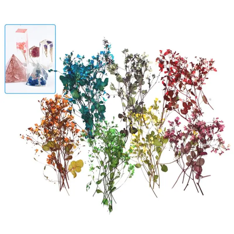 

12Pcs Dry Flower DIY Handmade Crafts Epoxy Resin Tools Jewelry Making Filling Flowers Floral Phone Case Bookmark Gifts