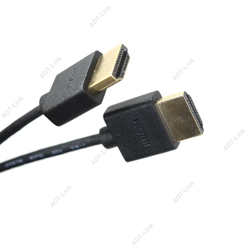 Микро HDMI штекер HDMI OD 3,0 мм супер мягкие тонкие кабели и мини HDMI Мужской кабель 2k* 4k hd@ 60hz светильник-вес портативный