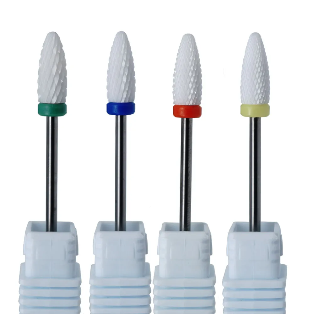 Nail Drill Handpiece High Quality Ceramic Nail Drill Bit Rotary Burr