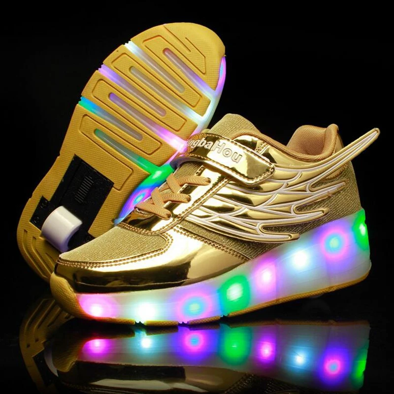 Vruchtbaar modus vinger Maat 28 36//Een Wiel Schoenen Mand S Katrol Wielen Schoenen Zapatos  Automatische Wiel Lichten Sportschoenen Kids Sneakers met Wing|sneakers  with|sneakers with wingsshoes kids sneakers - AliExpress