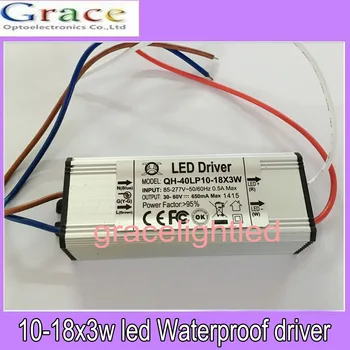 

5 PCS CC Isolation 36W AC85-277V LED Driver 10-18x3W 600mA DC30-60V High PFC IP67 LED Power Supply For Spotlights