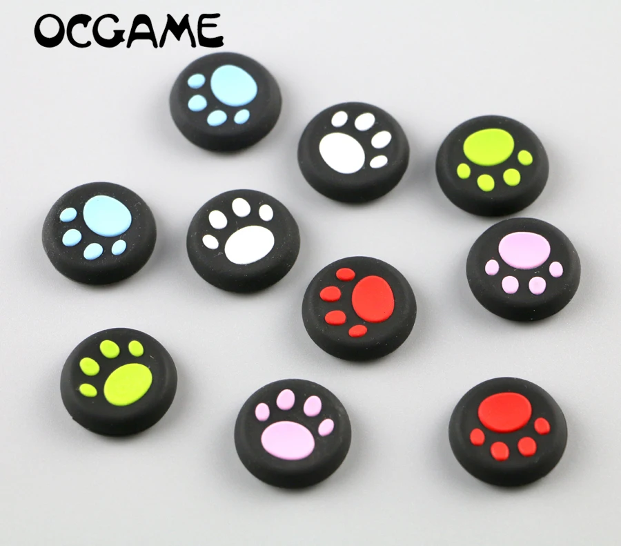 OCGAME 50 шт./лот силиконовые колпачки для джойстика в виде кошачьей лапы PS4 PS3 Xbox 360 One