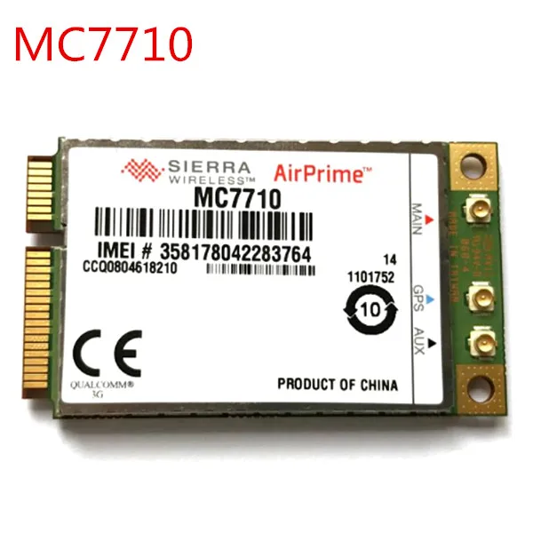 Wireless MC7710 4G LTE/HSPA+ 3G Module WWAN Mini PCI-E Card WCDMA EDGE / GPRS /LTE 800/900/2100MHz | Компьютеры и офис